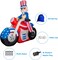 6FT Uncle Sam on Motorcycle Pre-Lit LED Independence Day Decor